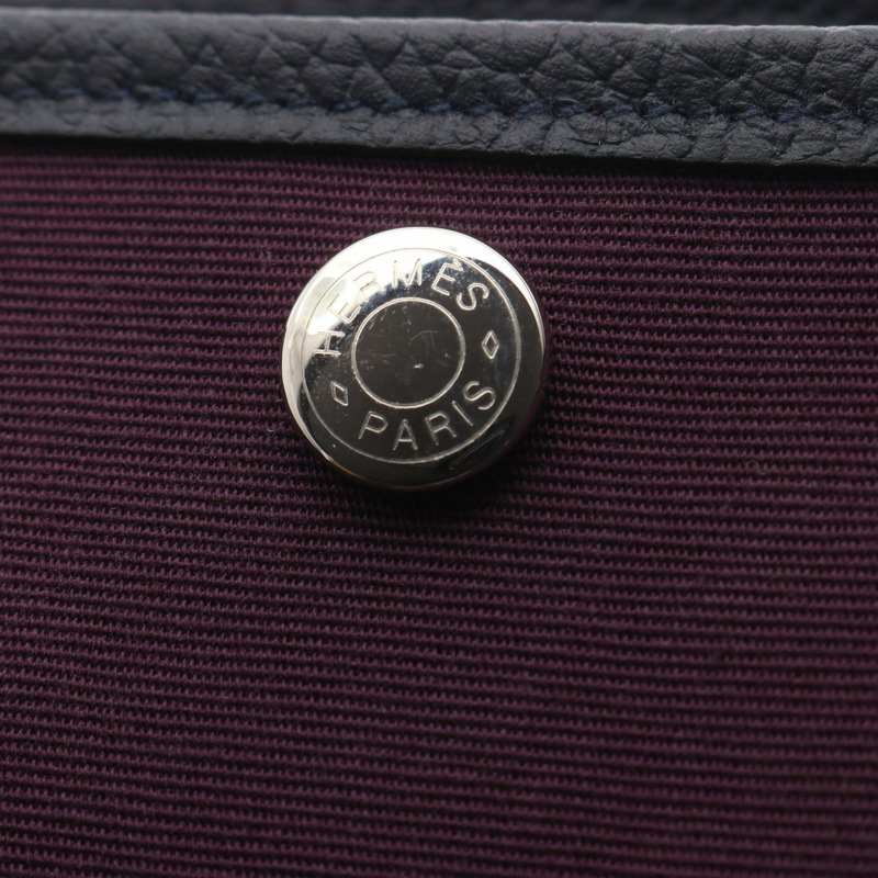 愛馬仕 Garden Party TPM 手提包，帆布材質，卡西斯皮革，二手-8