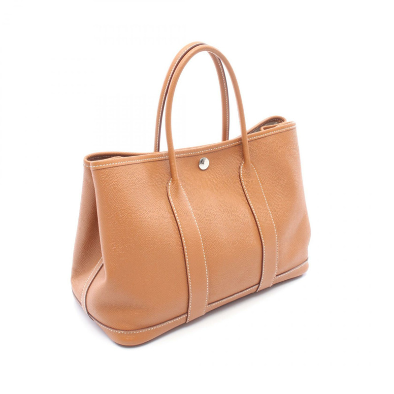 愛馬仕花園派對TPM托特包069574CK Epsom皮革金色SHW二手-1