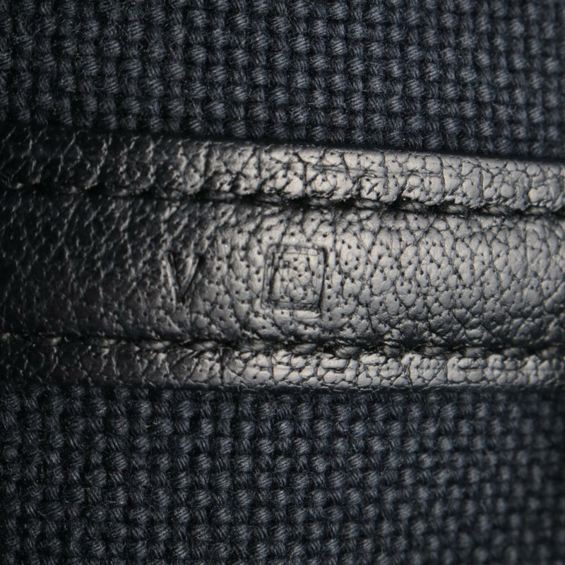 愛馬仕花園派對TPM托特包，帆布材質，黑色/灰色，二手，K SHW-4