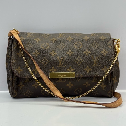 LOUIS VUITTON 路易威登 老花鍊條肩背包FAVOURITE MM M40718