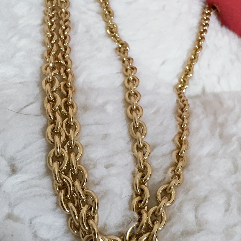 未使用經典Salvatore Ferragamo鏈條包-65