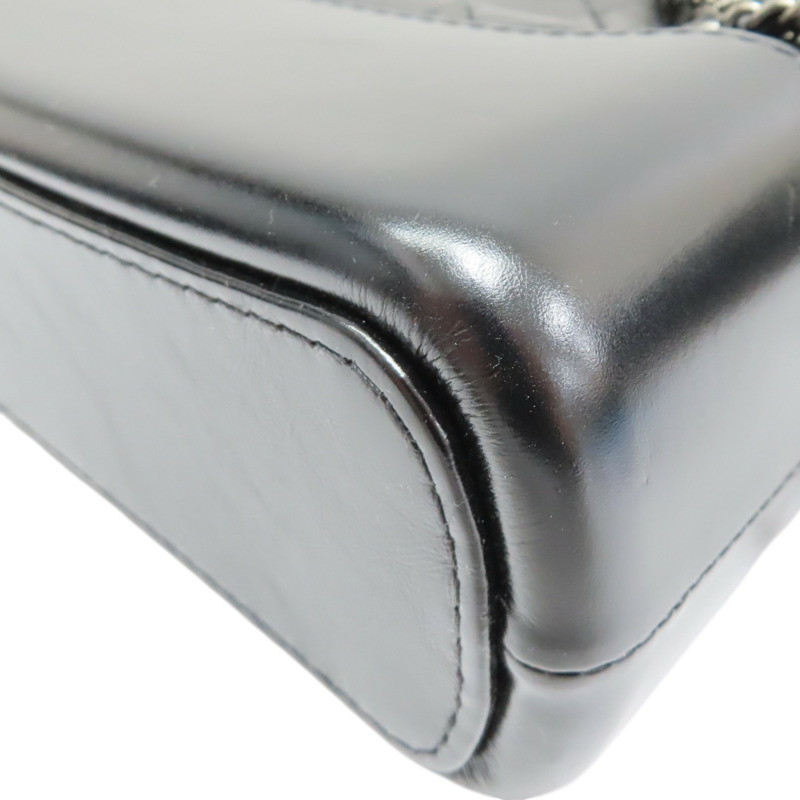 黑色 菱格紋 牛皮 Gabrielle 流浪包 肩背包【CHANEL 香奈兒】 AS1521-11