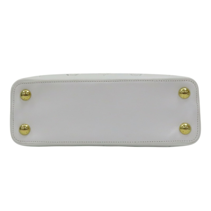 白色 原花縷空刺繡 牛皮 Capucines 兩用包【LOUIS VUITTON LV 路易威登】 M22863-3