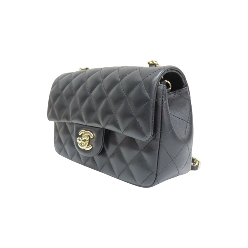 黑色 菱格紋 羊皮 COCO 20 鍊帶 肩背包 無卡【CHANEL 香奈兒】 A69900-2