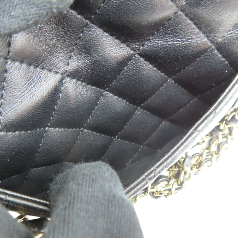 黑色 菱格紋 羊皮 COCO 20 鍊帶 肩背包 無卡【CHANEL 香奈兒】 A69900-7