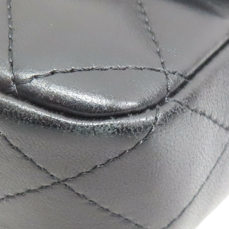 黑色 菱格紋 羊皮 COCO 20 鍊帶 肩背包 無卡【CHANEL 香奈兒】 A69900-11