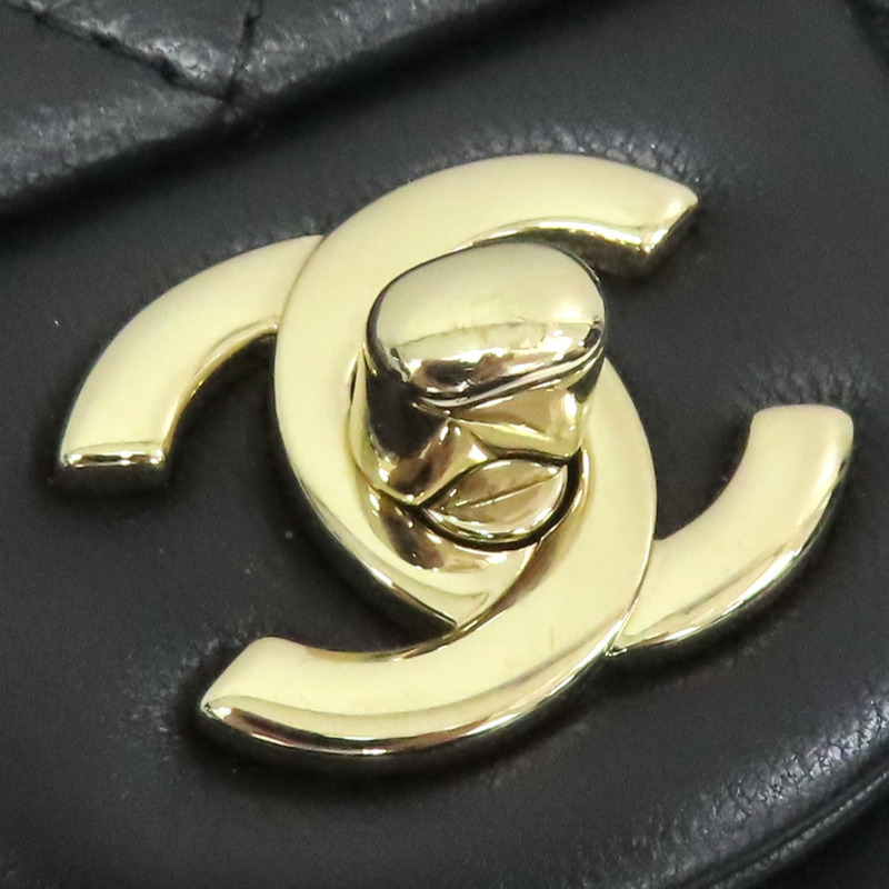 黑色 菱格紋 羊皮 COCO 20 鍊帶 肩背包 無卡【CHANEL 香奈兒】 A69900-15