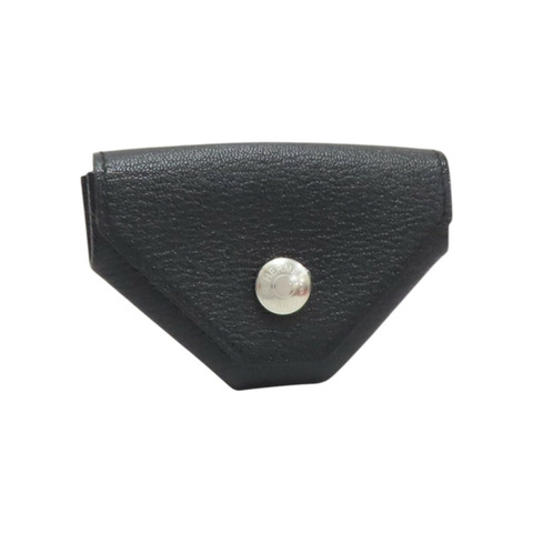 黑色 Chevre皮革 Le 24 硬幣盒 零錢包 Y刻【HERMES 愛馬仕】 043103CK