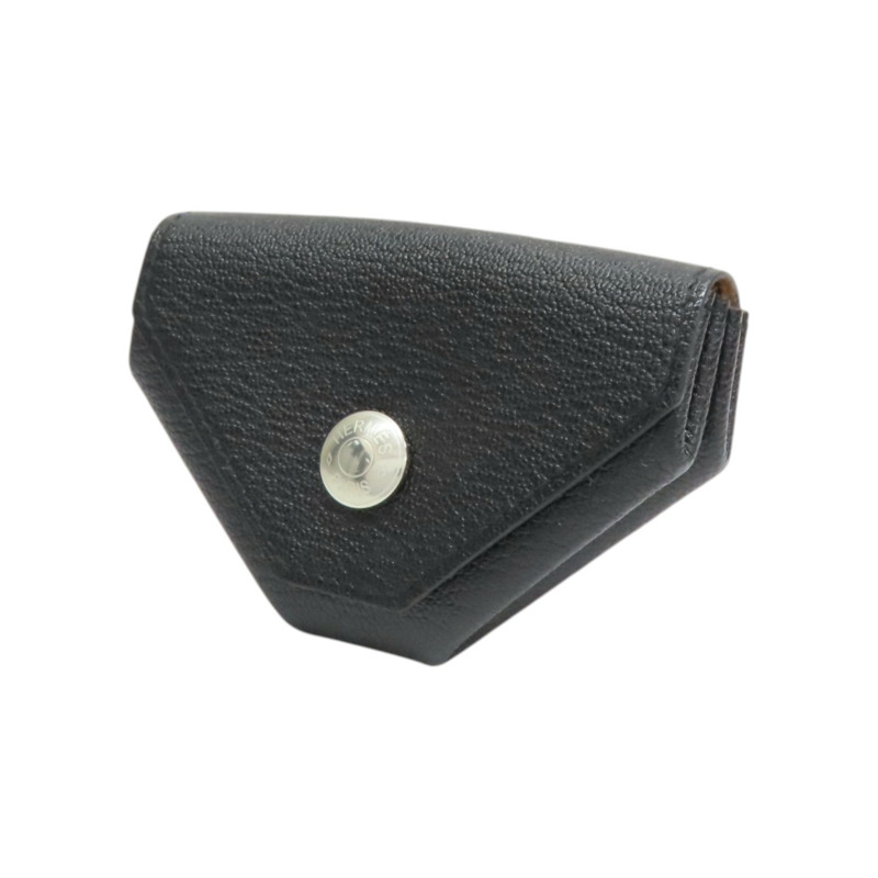 黑色 Chevre皮革 Le 24 硬幣盒 零錢包 Y刻【HERMES 愛馬仕】 043103CK-2