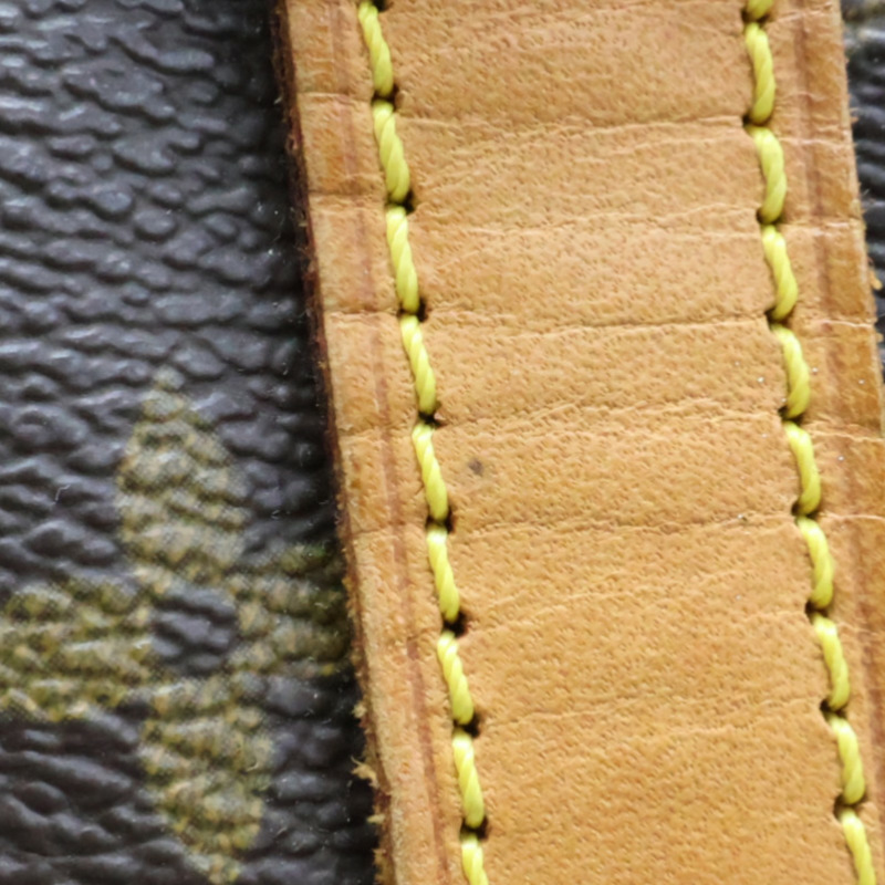 棕色 原花帆布 Cabas Mezzo 肩背包【LOUIS VUITTON LV 路易威登】 M51151-16