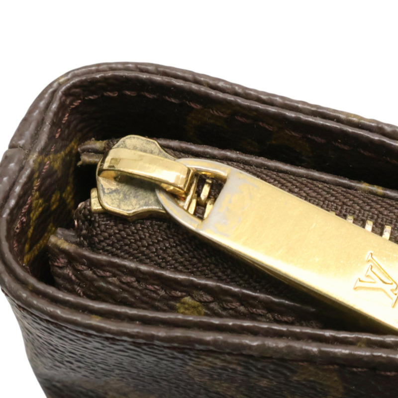 棕色 原花帆布 Cabas Mezzo 肩背包【LOUIS VUITTON LV 路易威登】 M51151-18