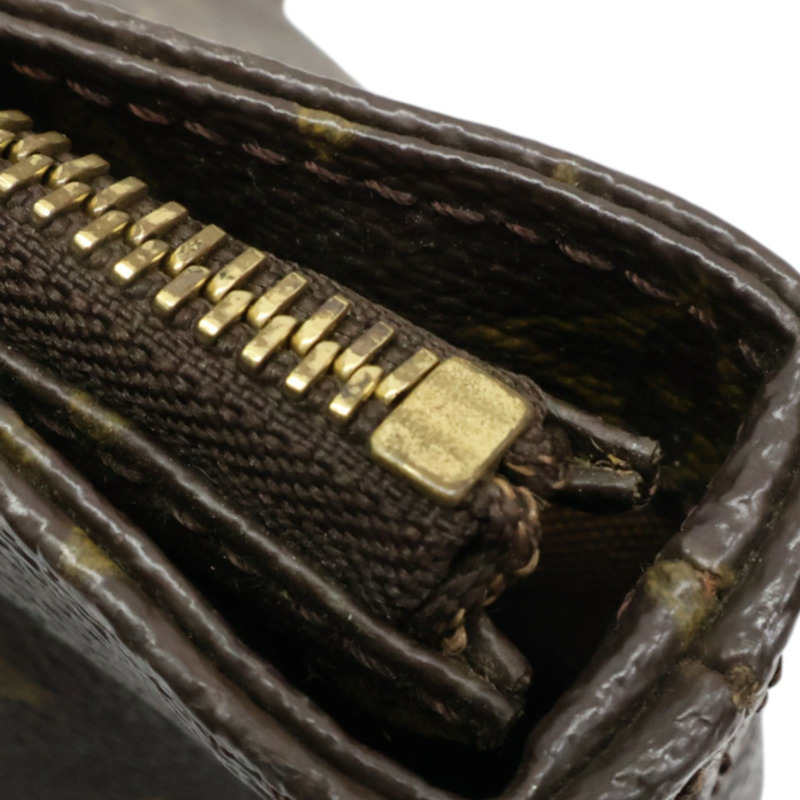 棕色 原花帆布 Cabas Mezzo 肩背包【LOUIS VUITTON LV 路易威登】 M51151-19