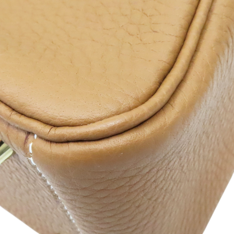 金棕色 Clemence牛皮 Lindy Mini 20 肩背包 G刻 金扣【HERMES 愛馬仕】-9