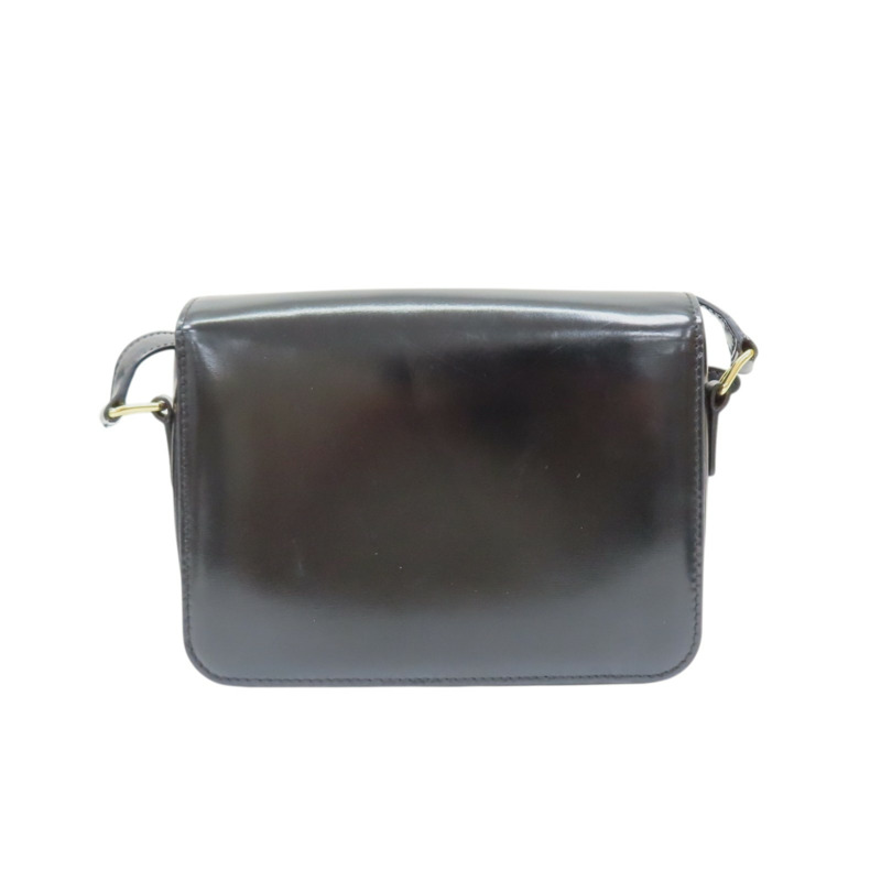 黑色 牛皮 Teen Triomphe 肩背包【CELINE 賽琳】 188423-1