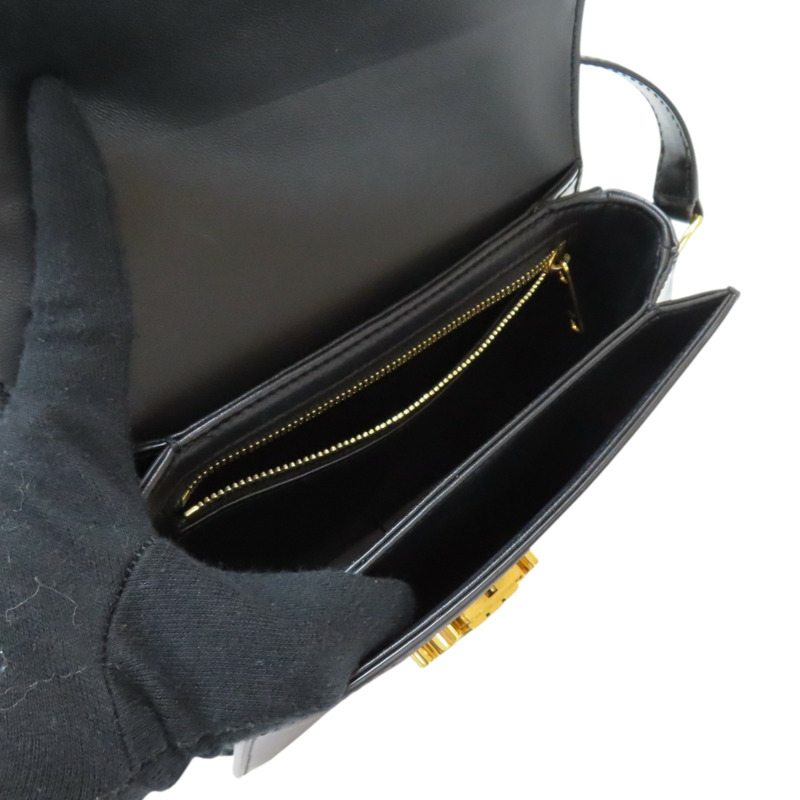 黑色 牛皮 Teen Triomphe 肩背包【CELINE 賽琳】 188423-4