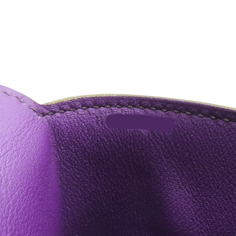 紫色 Swift牛皮 Toolbox 26 兩用包 U刻 銀釦【HERMES 愛馬仕】 062209CK-7
