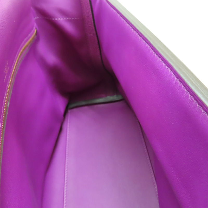 海葵紫色 Swift Togo牛皮 24/24 29 两用包 D刻 金扣【HERMES 愛馬仕】 H075240CC-5