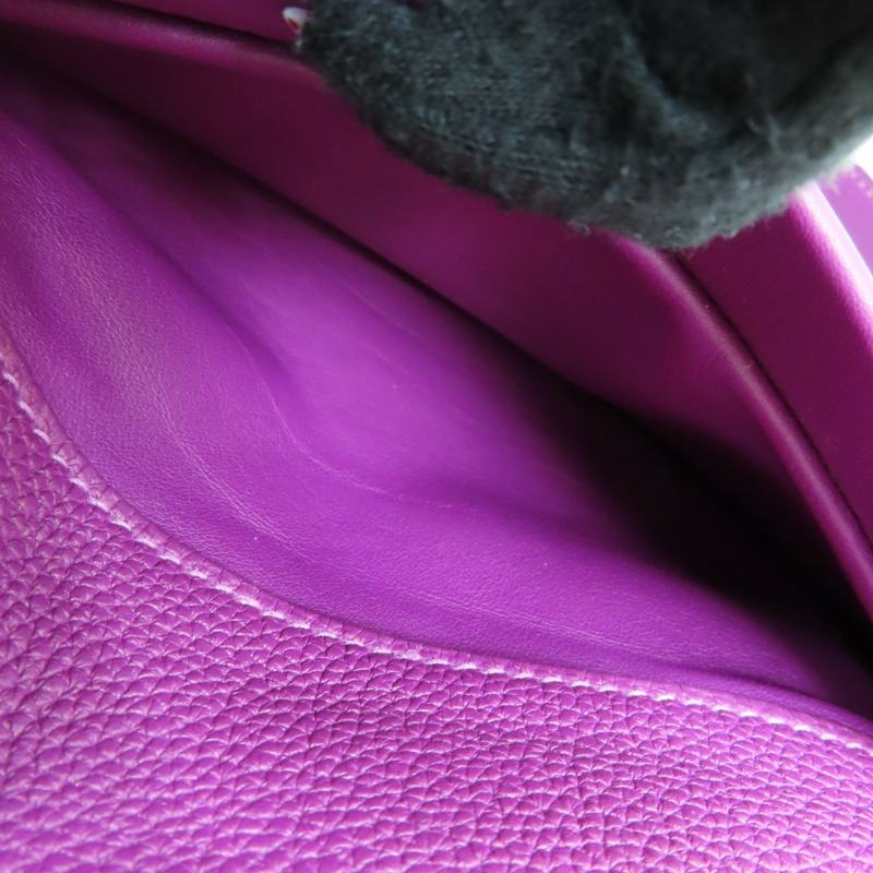 海葵紫色 Swift Togo牛皮 24/24 29 两用包 D刻 金扣【HERMES 愛馬仕】 H075240CC-7