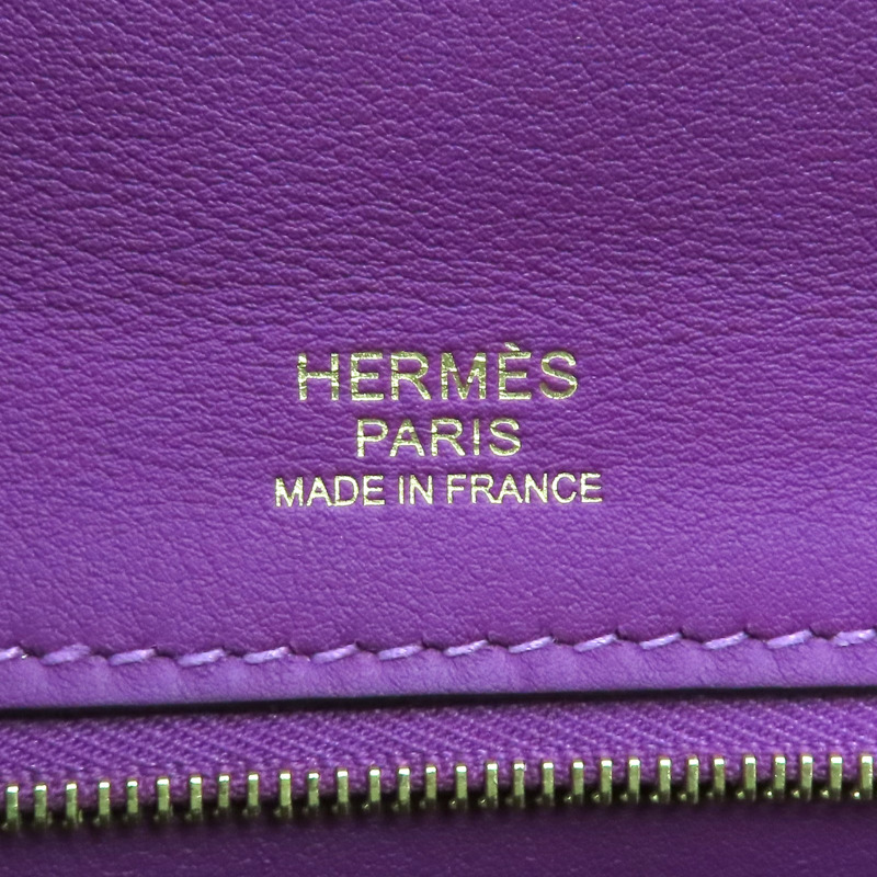 海葵紫色 Swift Togo牛皮 24/24 29 两用包 D刻 金扣【HERMES 愛馬仕】 H075240CC-8