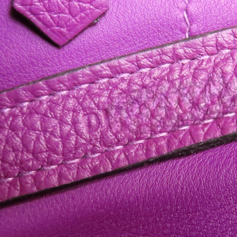 海葵紫色 Swift Togo牛皮 24/24 29 两用包 D刻 金扣【HERMES 愛馬仕】 H075240CC-10