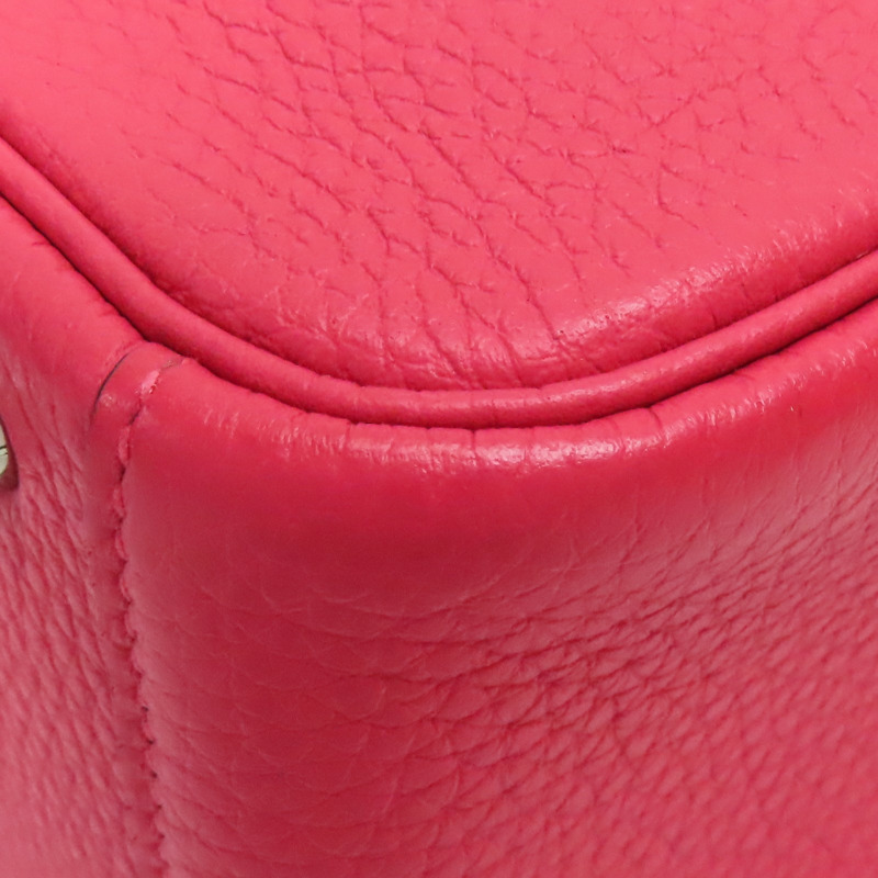 極致粉 Clemence牛皮 Lindy Mini 肩背包 Y刻 銀扣【HERMES 愛馬仕】 H079086CK-13