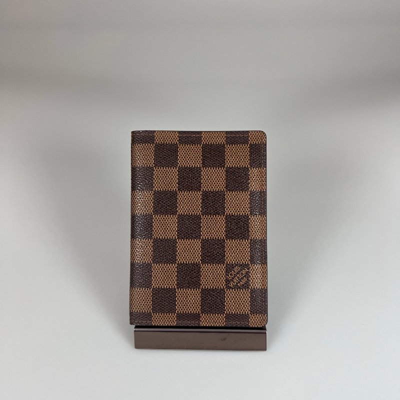 LV N60189 棋盤格護照夾-0