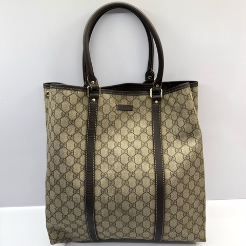 GUCCI 古馳 PVC緹花帆布托特包 SUPREME TOTE 223668