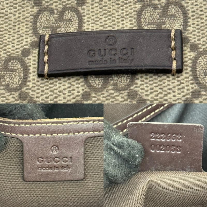 GUCCI 古馳 PVC緹花帆布托特包 SUPREME TOTE 223668-5