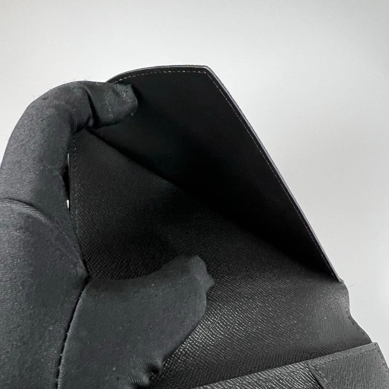 LV M64501/晶片款 黑老花護照封套-7