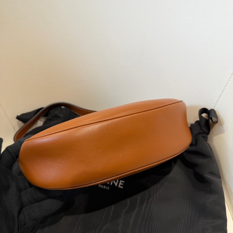 CELINE 棕色Logo手提包 🩷 刺繡凱旋門-8