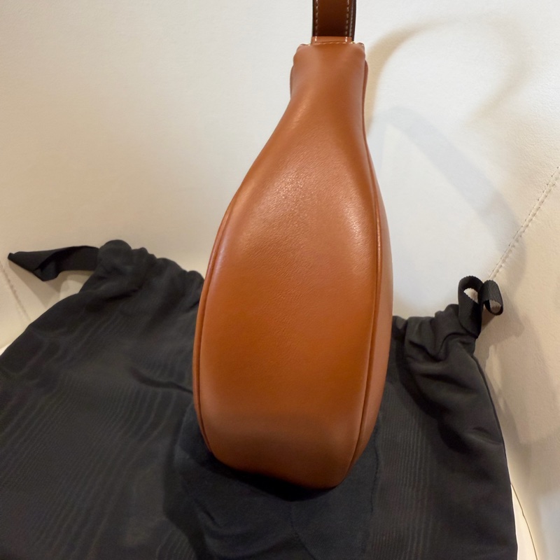 CELINE 棕色Logo手提包 🩷 刺繡凱旋門-9