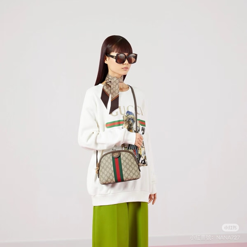 莉亞精品♡ Gucci 499621 老花貝殼包 二手-1