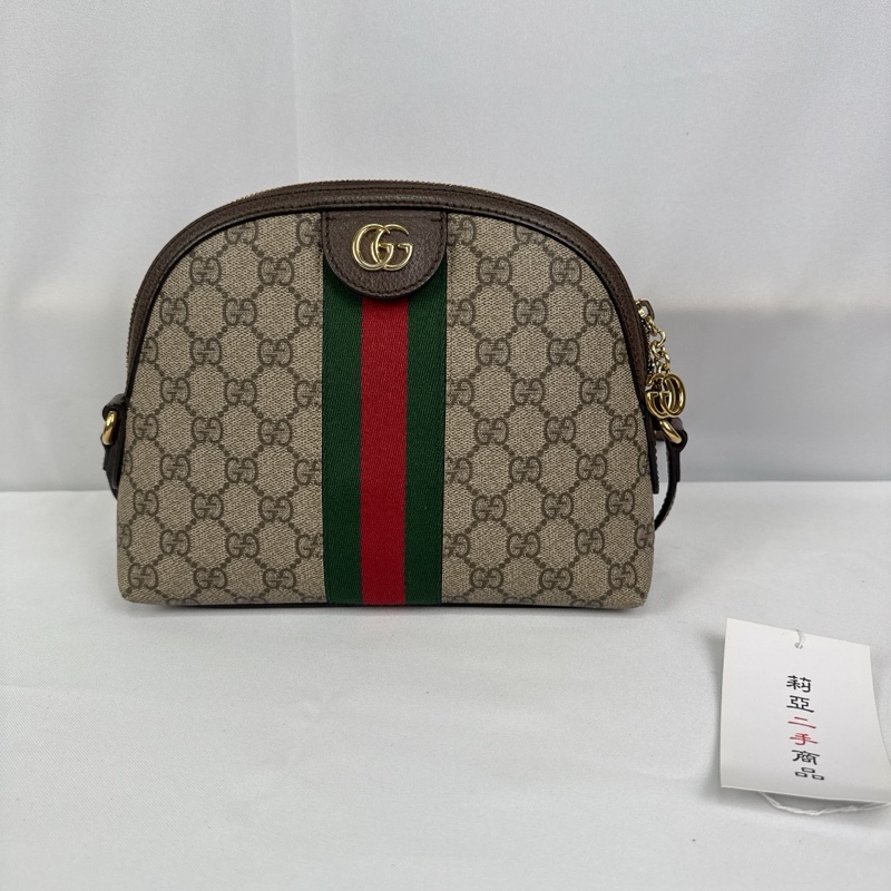 莉亞精品♡ Gucci 499621 老花貝殼包 二手-2