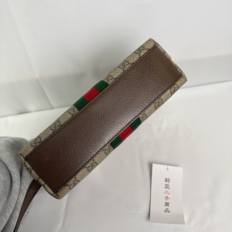 莉亞精品♡ Gucci 499621 老花貝殼包 二手-5