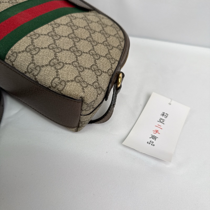 莉亞精品♡ Gucci 499621 老花貝殼包 二手-9