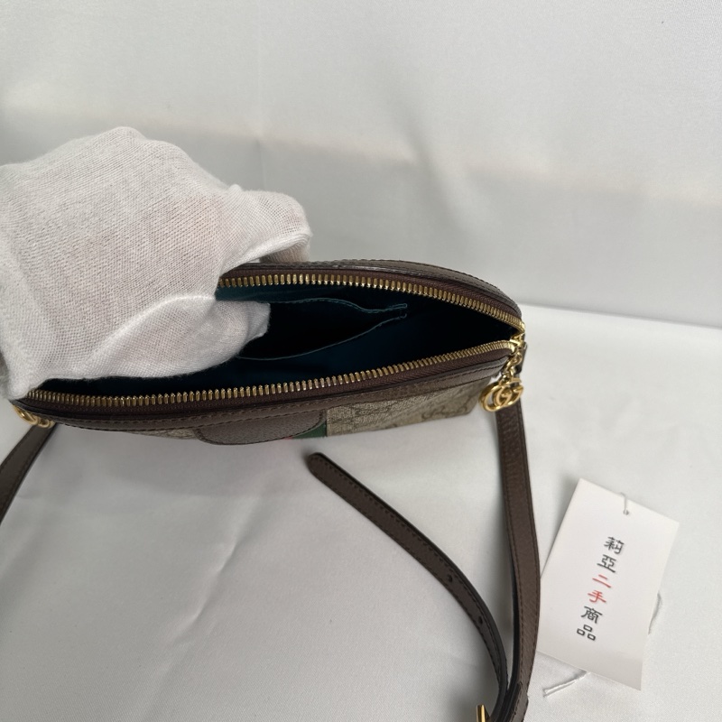 莉亞精品♡ Gucci 499621 老花貝殼包 二手-13