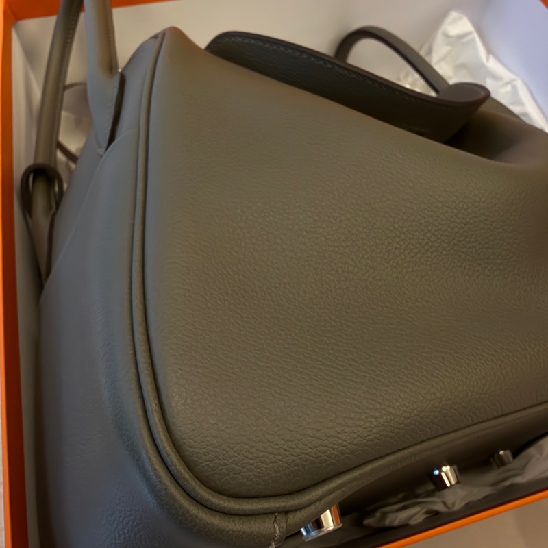 Hermès Lindy 26 積雨雲灰 24年W刻(0L Gris Meyer) 銀扣-6