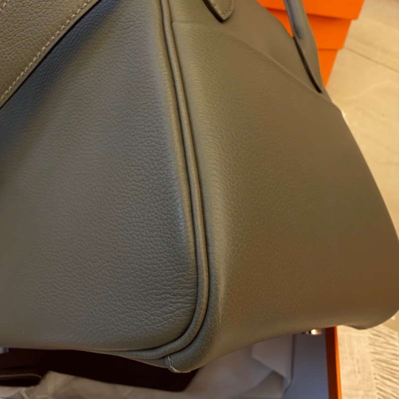 Hermès Lindy 26 積雨雲灰 24年W刻(0L Gris Meyer) 銀扣-7