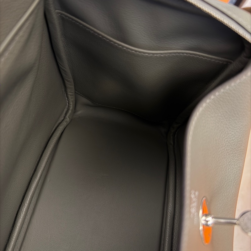 Hermès Lindy 26 積雨雲灰 24年W刻(0L Gris Meyer) 銀扣-15