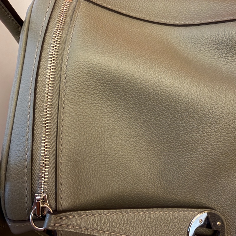 Hermès Lindy 26 積雨雲灰 24年W刻(0L Gris Meyer) 銀扣-17