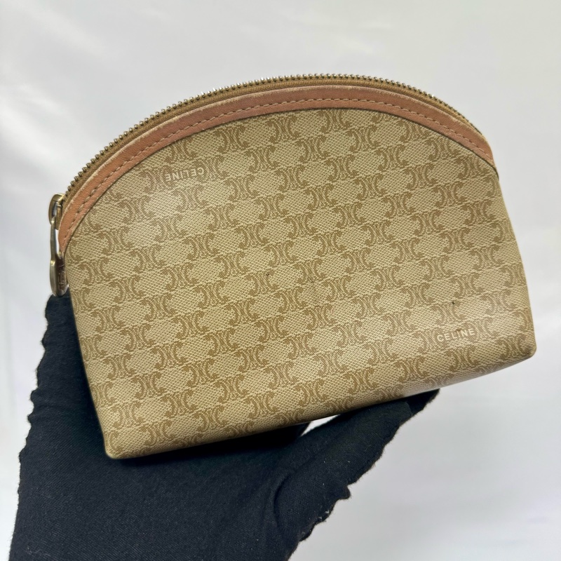 CELINE 賽琳 馬車老花手拿包-1