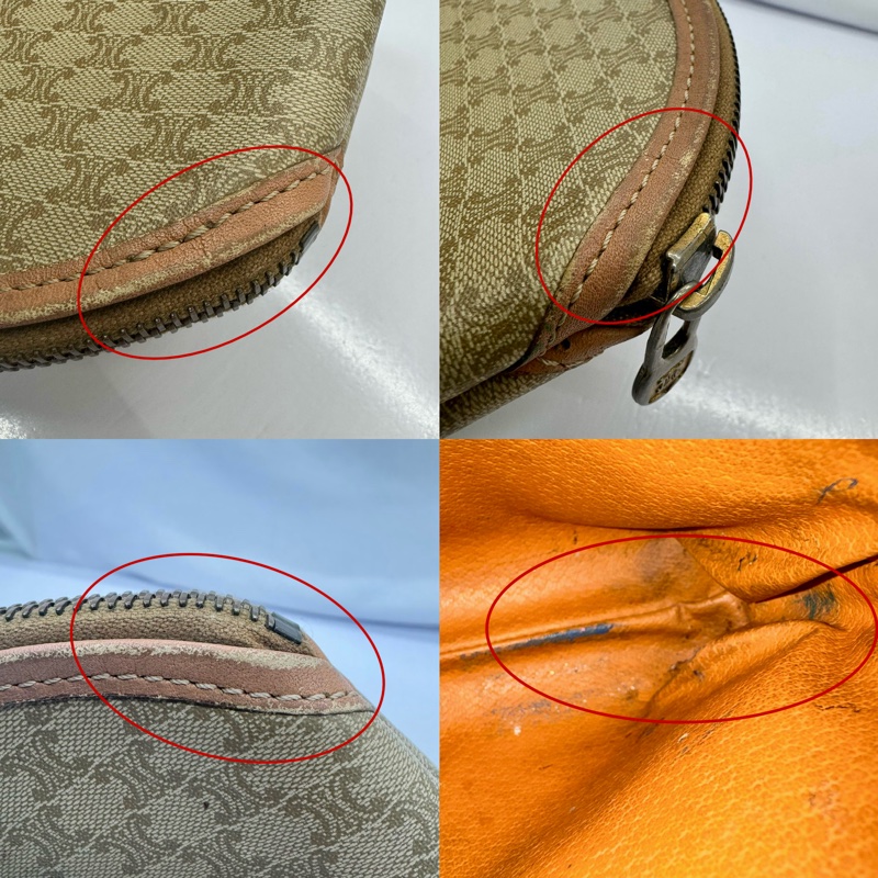 CELINE 賽琳 馬車老花手拿包-6