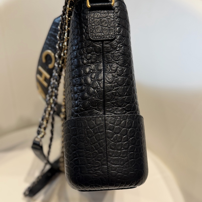 CHANEL 流浪包 logo背帶！🖤只有這款有！-21