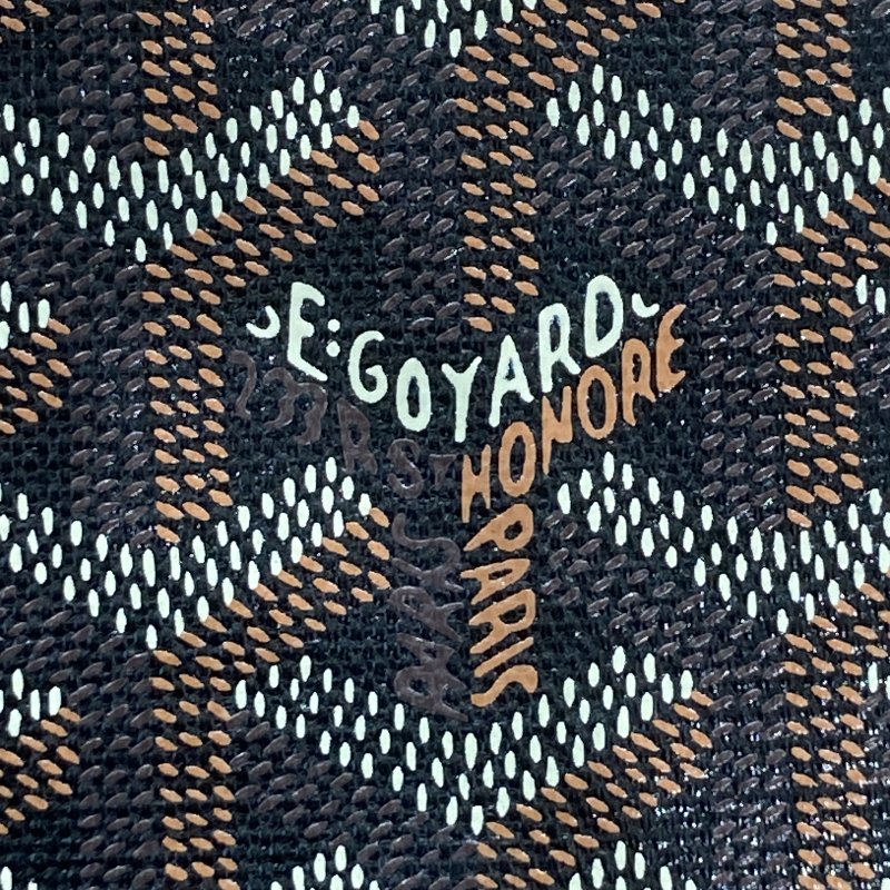 GOYARD 高雅德 GOYARDINE PLUMET 口袋錢包斜背包 牛皮 棕色 銀釦-15