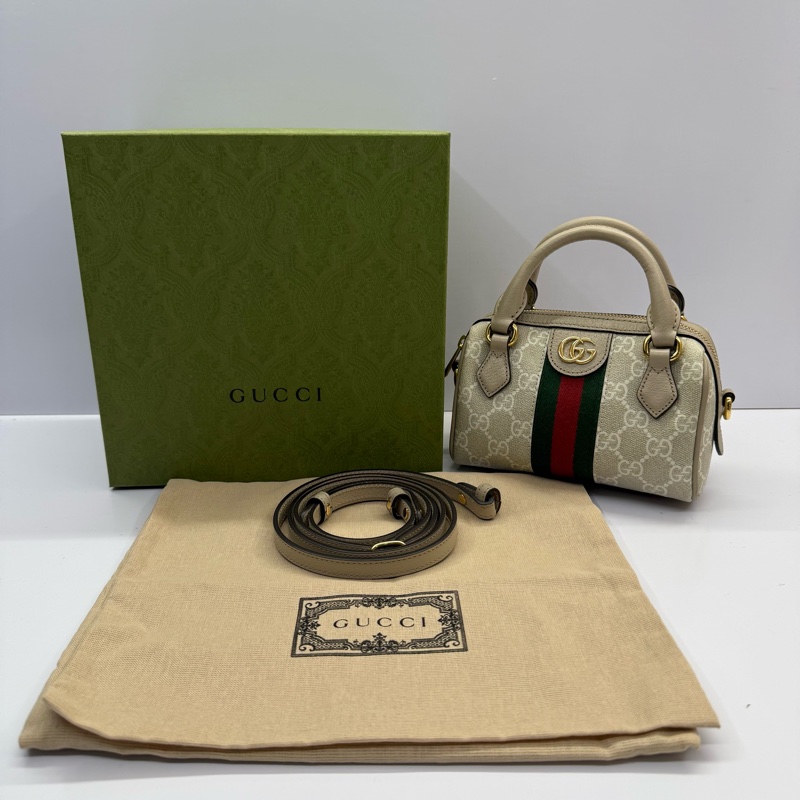 GUCCI 古馳 經典Ophidia Mini 波士頓手提斜背2way包 781490-2