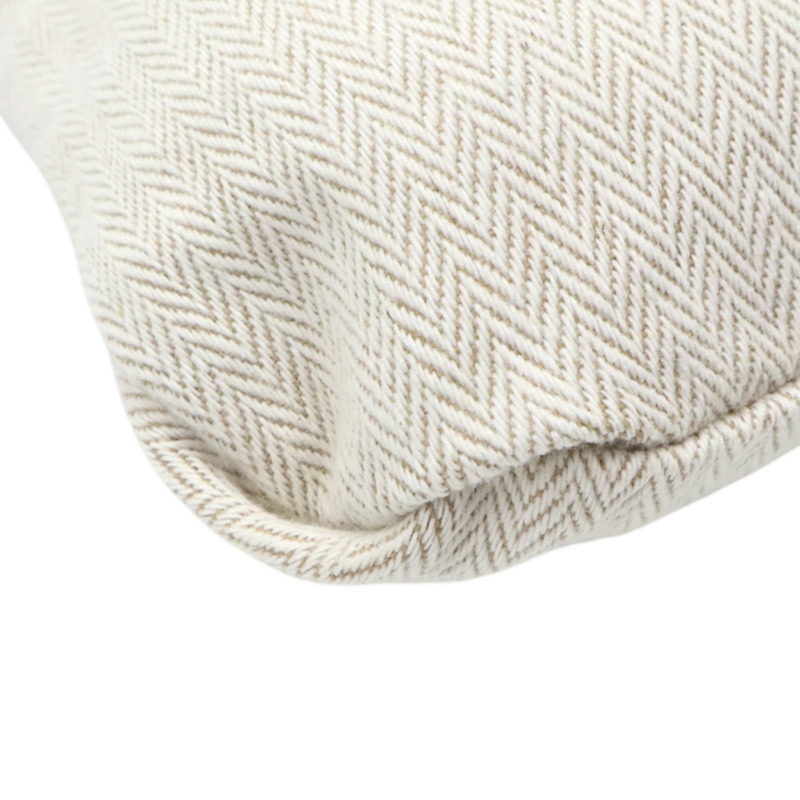 米色 帆布 Aline Groom 肩背包 W刻【HERMES 愛馬仕】 H068487CK-7