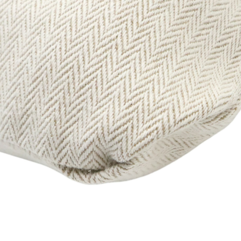 米色 帆布 Aline Groom 肩背包 W刻【HERMES 愛馬仕】 H068487CK-10