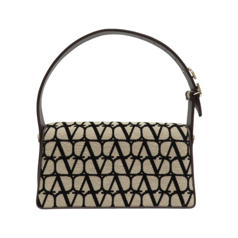 棕色 印花帆布 山羊皮 Le Grand Deuxieme 兩用包【Valentino 范倫鐵諾】 2W2B0L25JSQ-1