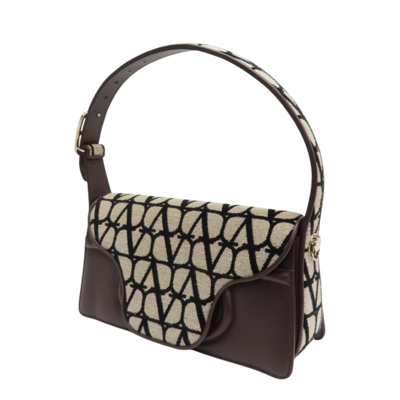 棕色 印花帆布 山羊皮 Le Grand Deuxieme 兩用包【Valentino 范倫鐵諾】 2W2B0L25JSQ-2