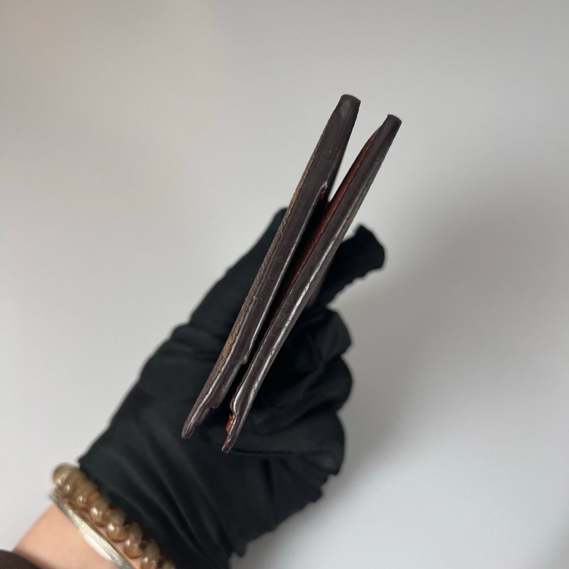 LV M60895/晶片款 老花Multiple 對開短夾-4